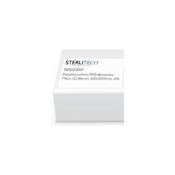 PES Membrane Filters, 0.2um, 300 x 3000mm, 1/Pk
